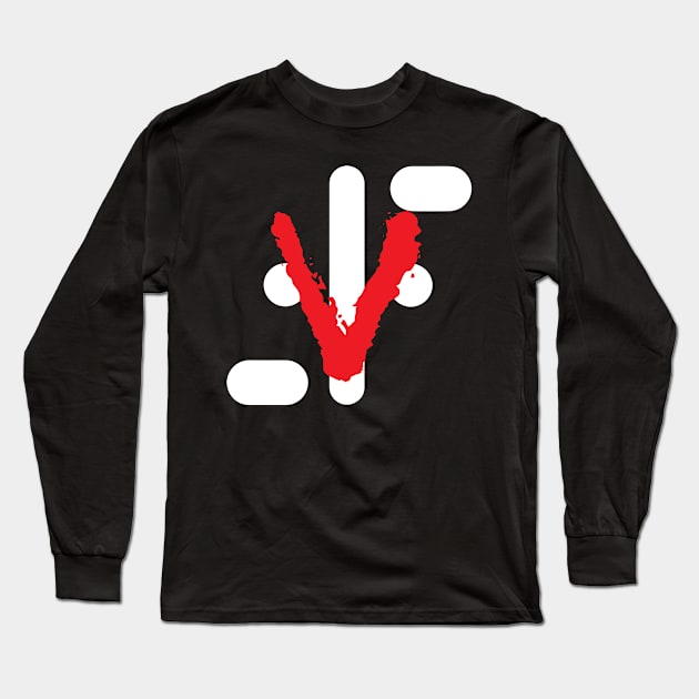 V Long Sleeve T-Shirt by horrorshirt